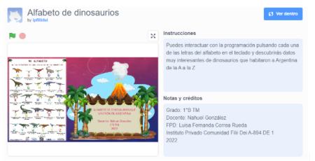 Alfabeto de dinosaurios